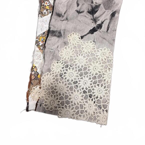 Handmade Up-cycled Magnolia Pearl inspired quilted Miner Overalls NWT - Picture 11 of 16